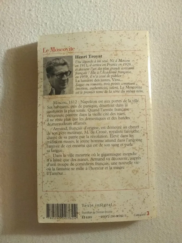 Livre Adulte "Le Moscovite" - photo numéro 2