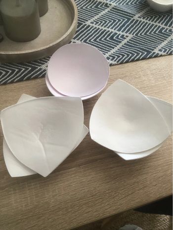 3 rembourrages pour soutien gorge ou brassière Taille M (38)