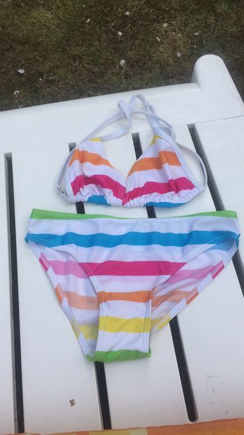 maillot de bain 2 pièces fille Firefly T 14 ans