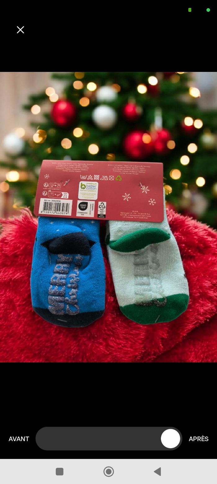 Chaussette bébé  12 mois - photo numéro 2