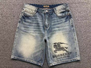 Short en jean bleu de Left Zhan