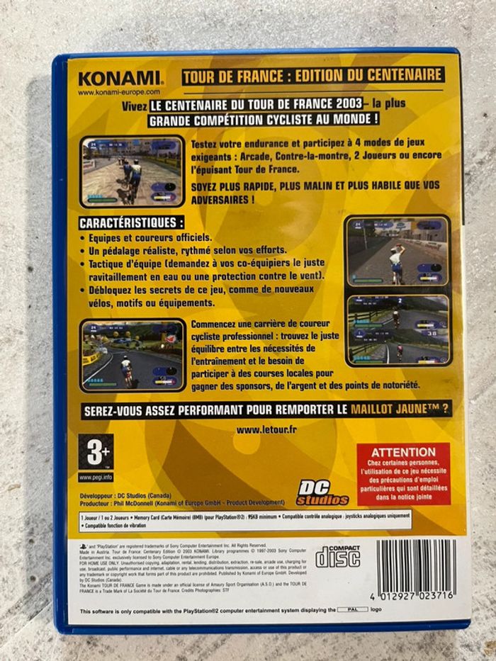 Jeu PS2 le Tour de France - photo numéro 3