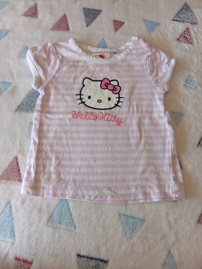 T-shirt à rayures Hello Kitty