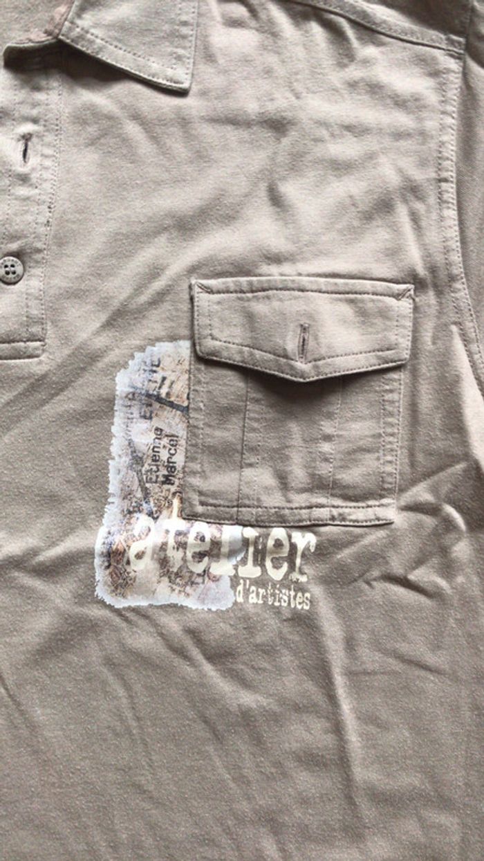 Sergent major t shirt manche longue taille 10 ans - photo numéro 2