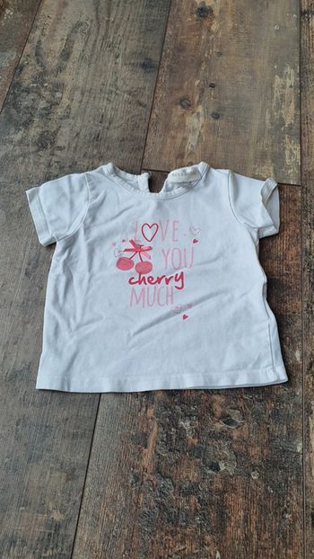 T-shirt bel&bo 6 mois 68 cm en très bon état 👌