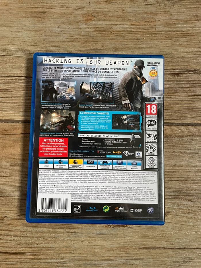 Jeu Watch Dogs pour PS4 - photo numéro 2