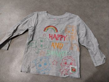 haut tee shirt manches longues garcon 18 mois