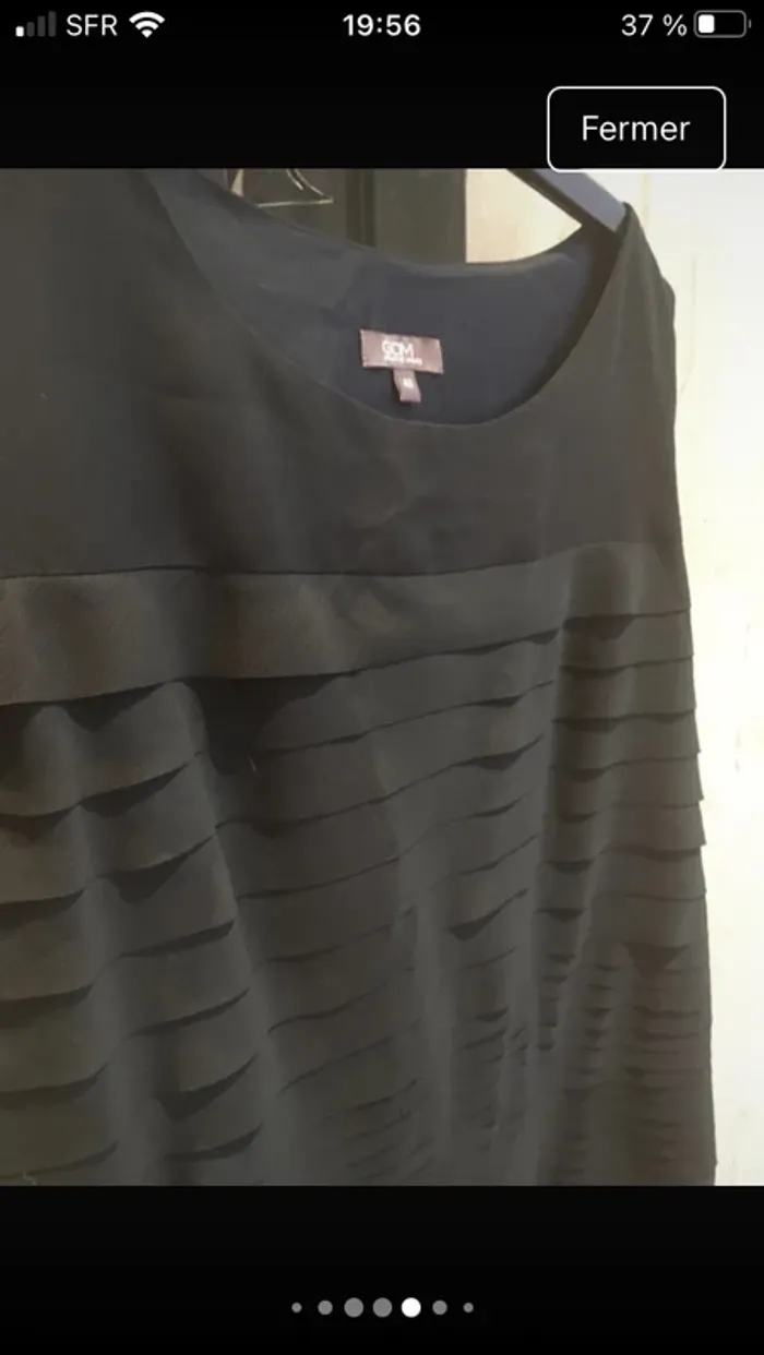 Superbe robe noire en 42 de la boutique Grain de Malice en excellent état proche du neuf - photo numéro 7