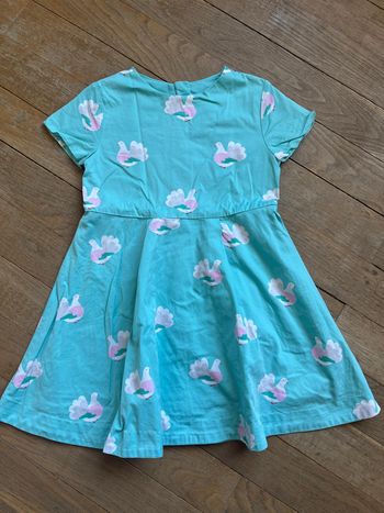 Robe verte colombes Jacadi 6 ans