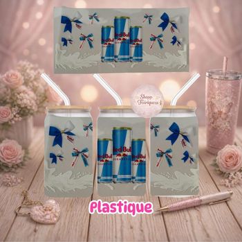 Red bull bleu - Gobelet en plastique 