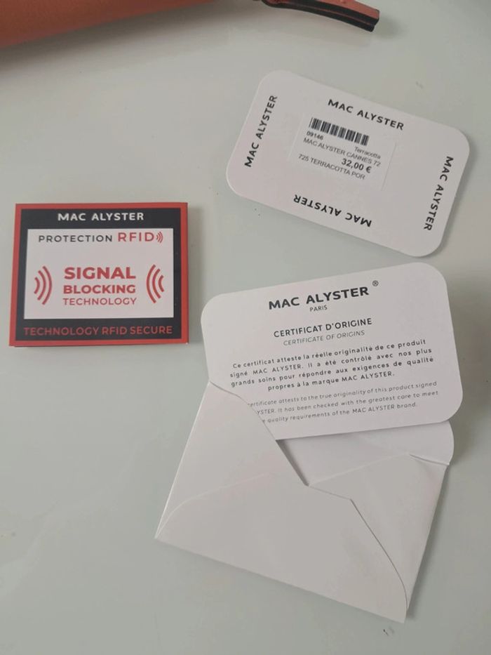 Mac alyster portefeuille porte-monnaie neuf - photo numéro 8