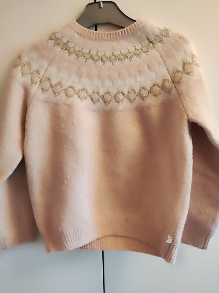 Pull  rose Okaïdi 6 ans