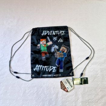 Sac a dos , Minecraft 15eme anniversaire , avec étiquette