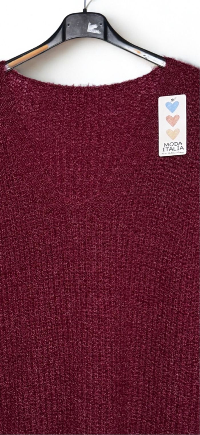 Pull sans manches doux grande taille - photo numéro 2