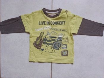 T-shirt manches longues Orchestra 9 mois