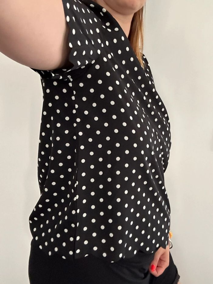 Blouse à pois T44 - photo numéro 4