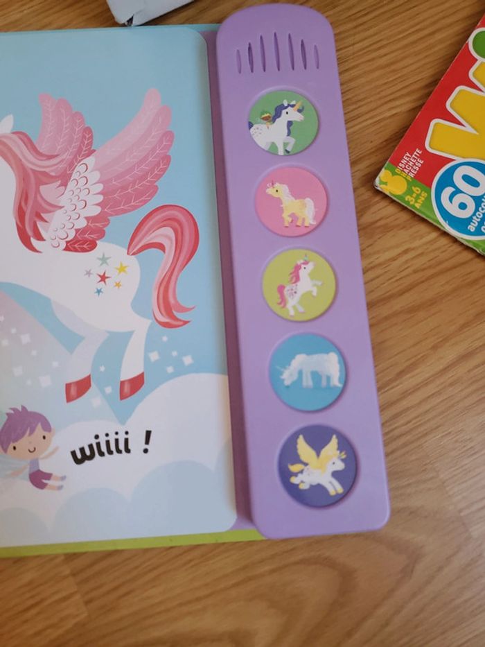 Livre sonore licorne - photo numéro 3