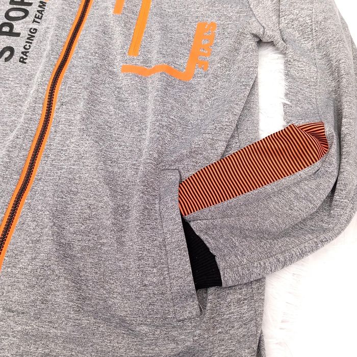 Sweat à capuche zippé gris pour enfant. Taille 14 ans - photo numéro 2