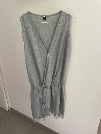 Robe de plage grise S