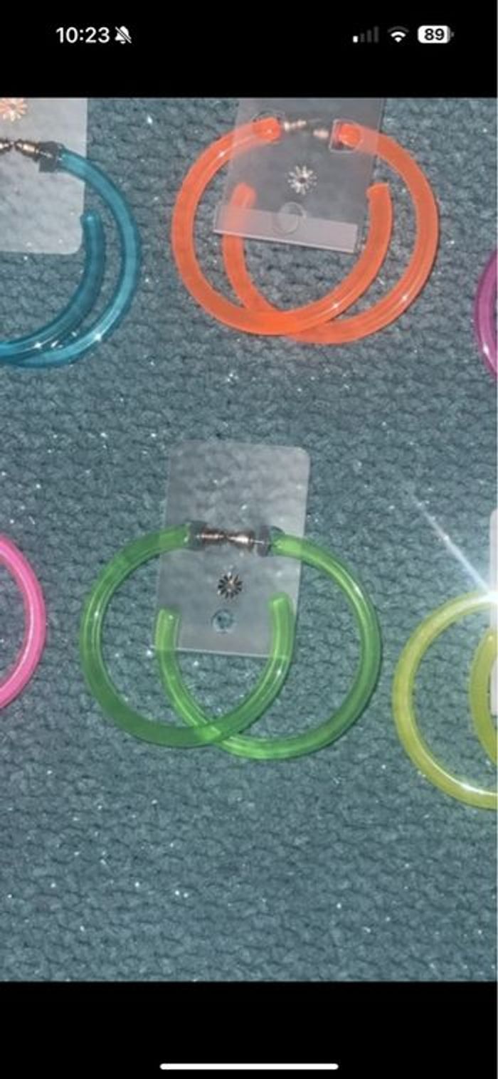 Lot 6 paires de creoles - photo numéro 6