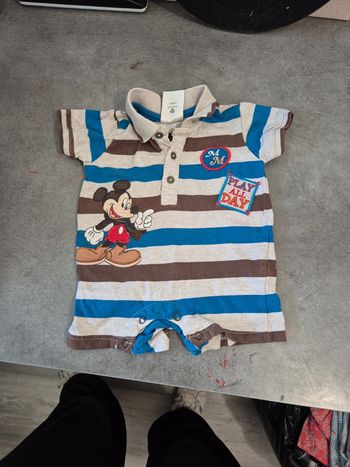 Combinaison short mickey
