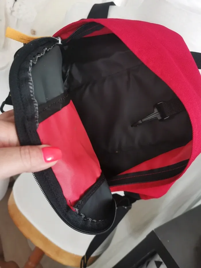 Sac banane sacoche Salomon noir et rouge - photo numéro 3