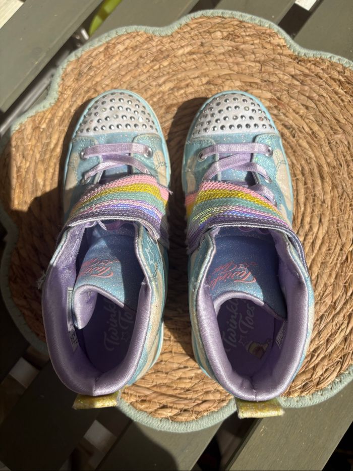 Baskets Skechers arc en ciel - photo numéro 7