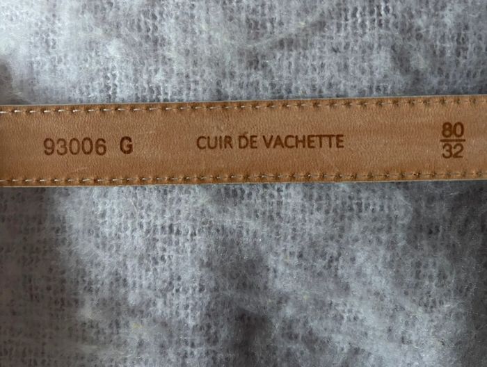Ceinture en cuir Maison Boinet - photo numéro 4
