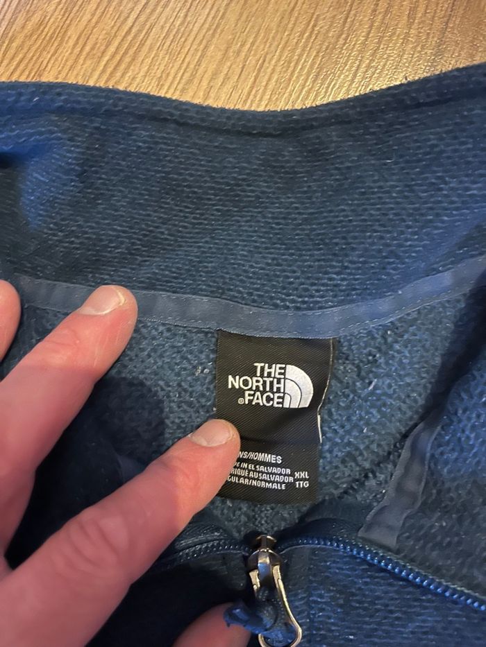 Pull 1/4 zip The North Face marine - photo numéro 5