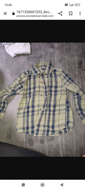 Chemise manches longues