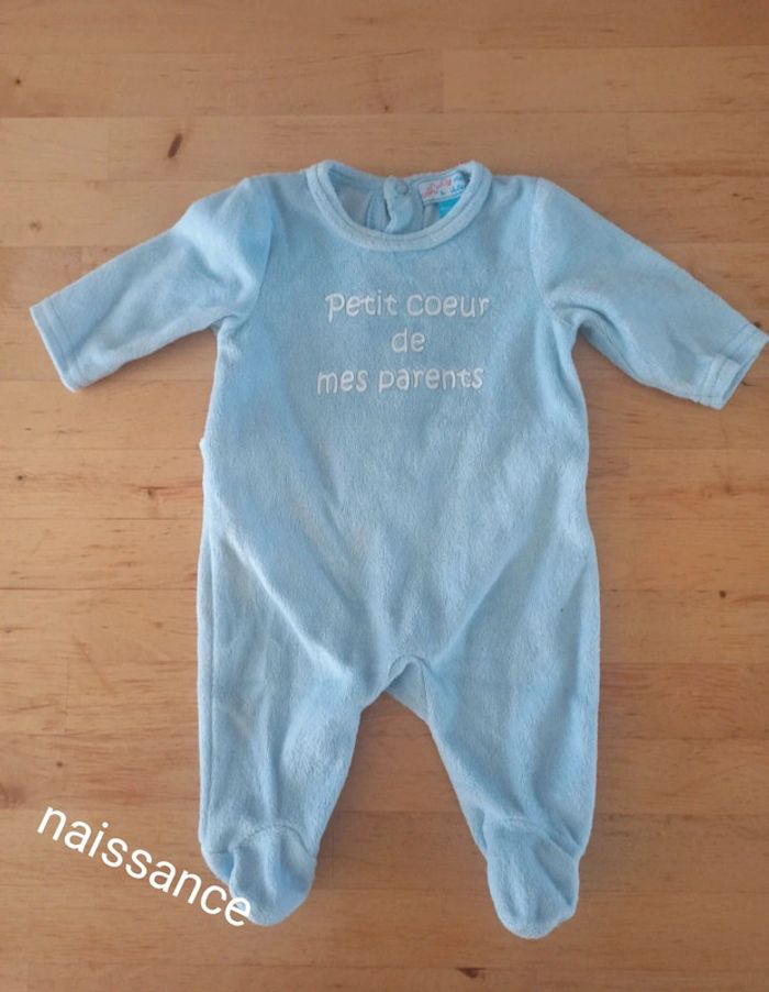 Pyjama bleu taille 0 naissance