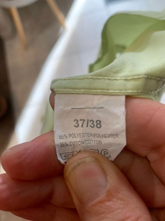 Chemise manches courtes anisée - photo numéro 5