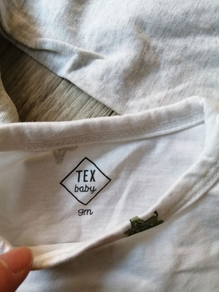 Lot 2 t-shirt manche longue 9 mois - photo numéro 4