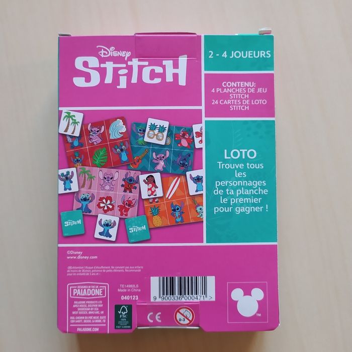 Jeu de société : jeu de loto Stitch - photo numéro 2