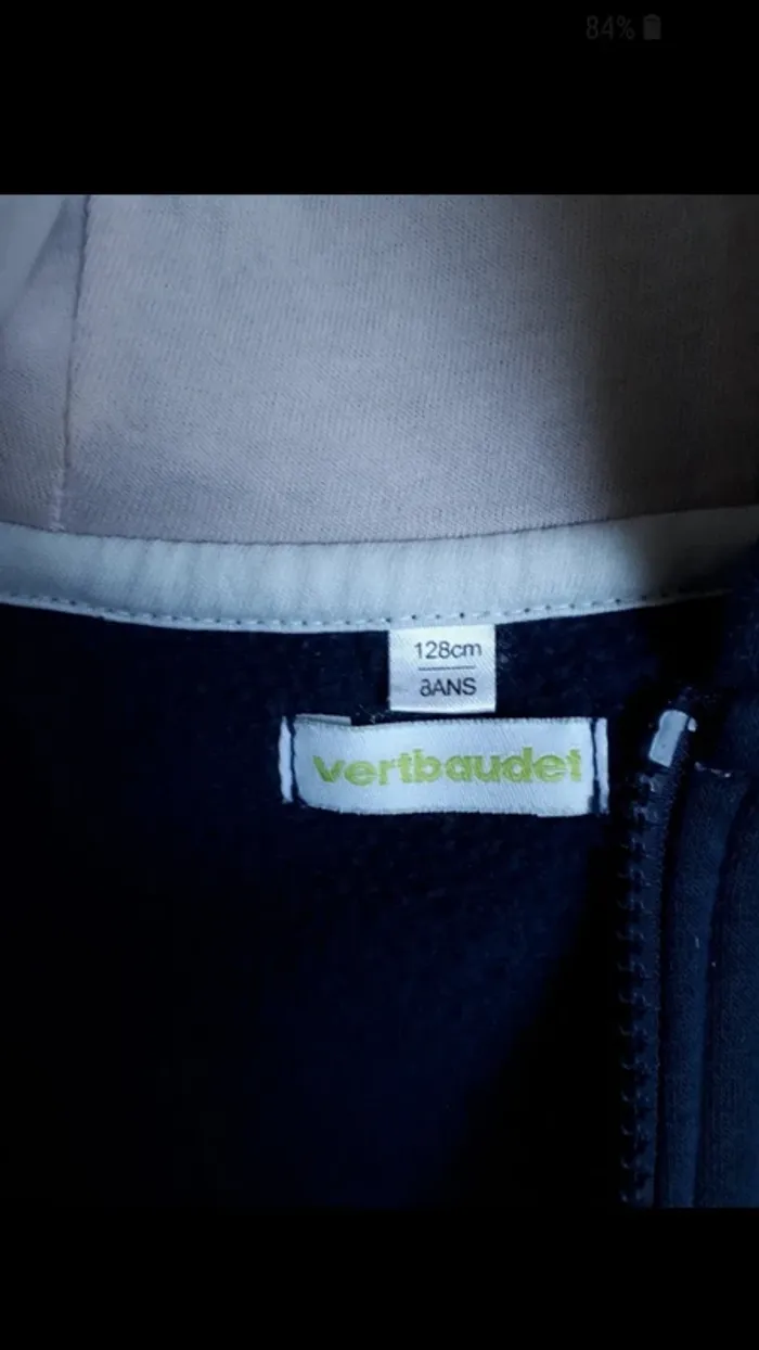 Gilet zippé 8ans - photo numéro 4