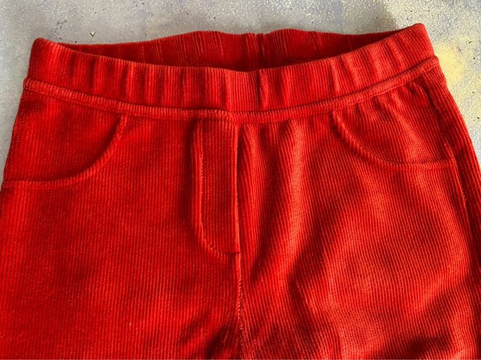 Pantalon en velours rouge Orchestra 10 ans - photo numéro 2