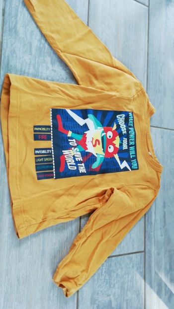T-shirt Orchestra moutarde 4 ans