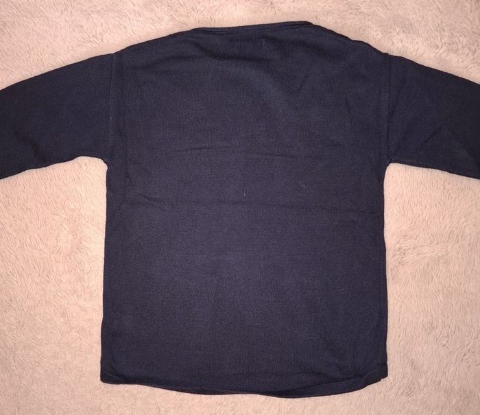 Pull bleu marine okaidi 10 ans love - photo numéro 7