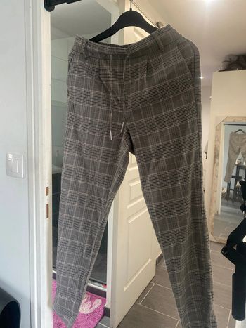 Pantalon à carreaux Only