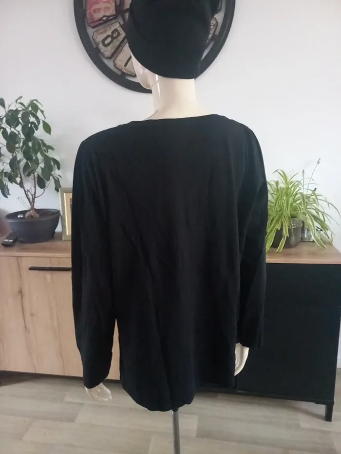 Tee-shirt noir femme XXXL - photo numéro 6