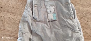Tenue salopette Obaibi et body Vertbaudet 3 mois