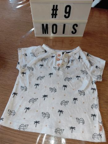 T shirt 9 mois