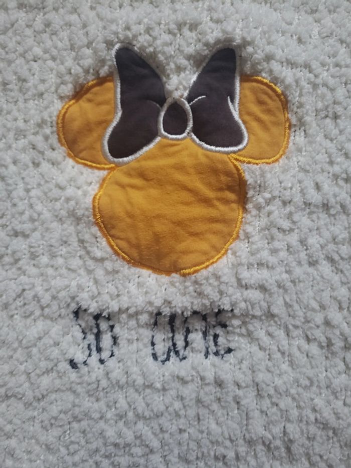 Cape poncho minnie disney effet fourrure mouton - photo numéro 3