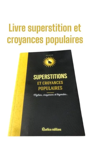 Livre superstition et croyances populaires 📕