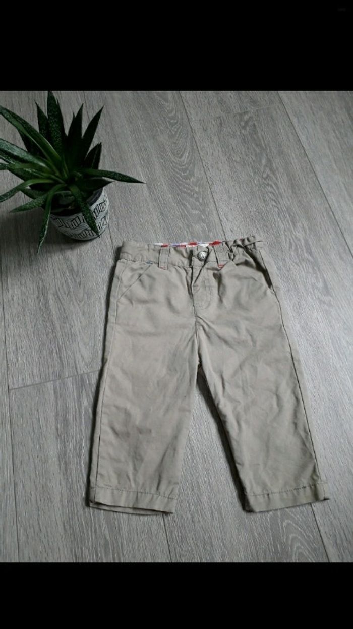 Pantalon toile DPAM 12 mois