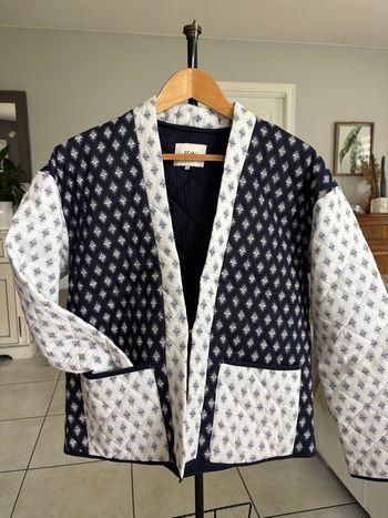 Veste matelassée kimono à motif Jacqueline de Yong 
