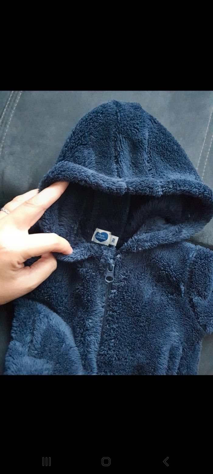 Veste polaire bleue - photo numéro 2