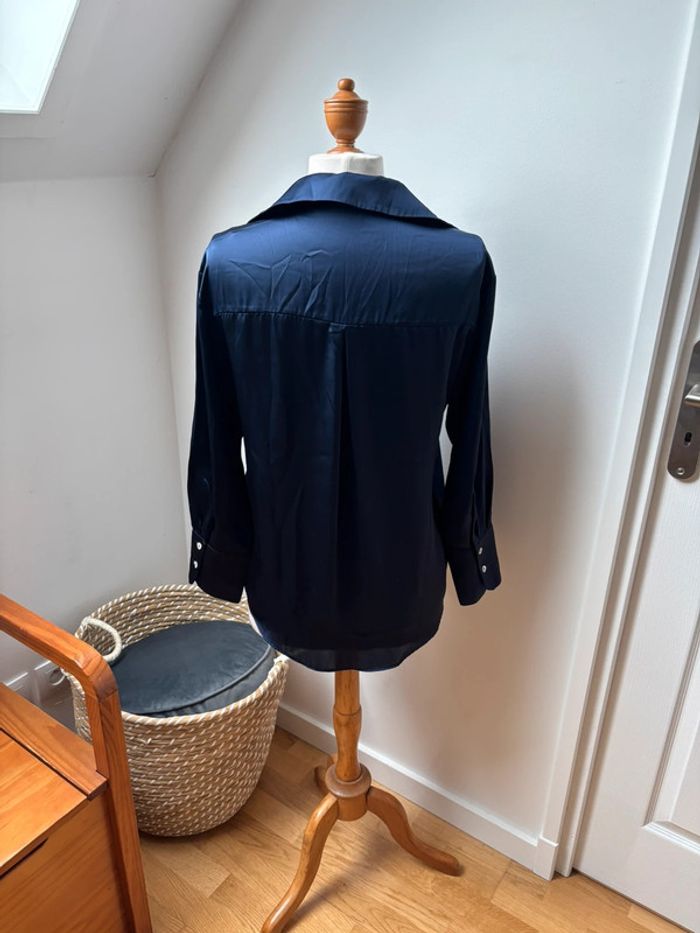 Chemise bleue - Zara - XS - photo numéro 8