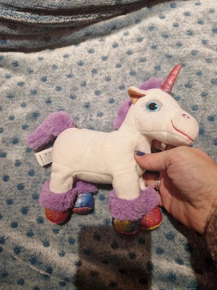 Licorne sonore blanche et violette - photo numéro 5