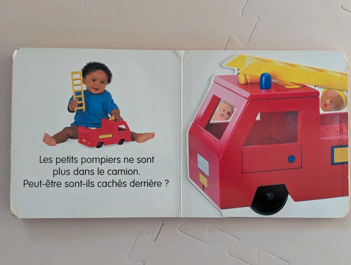 Lot 2 livres bébé sensoriels – C’est l’heure du jeu et du bain – avec textures et volets - photo numéro 7